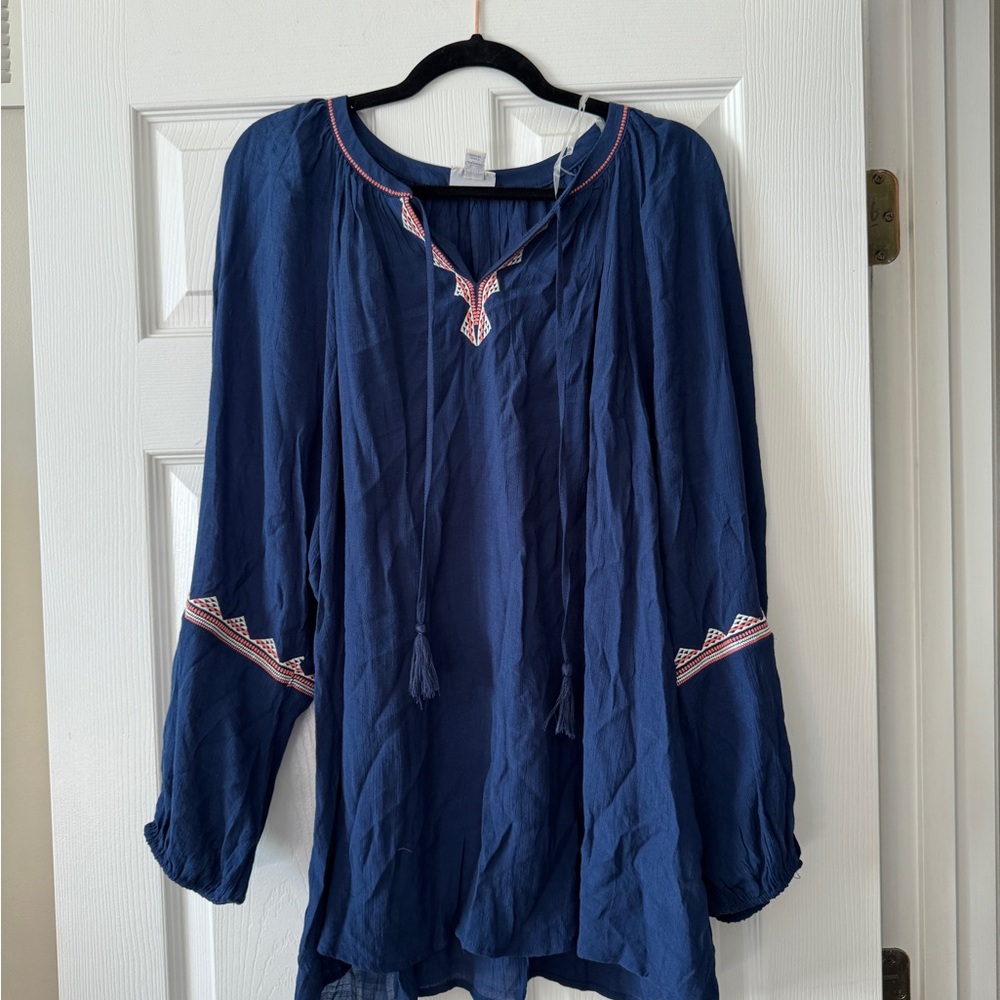 Navy Blue Women's Top